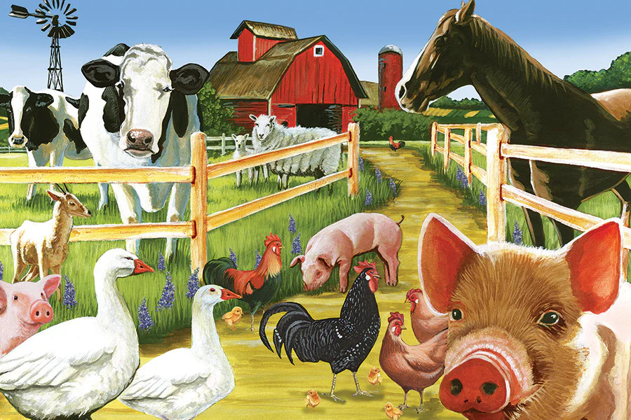 Welcome to the Farm | Floor Puzzle 35pc - Image 2