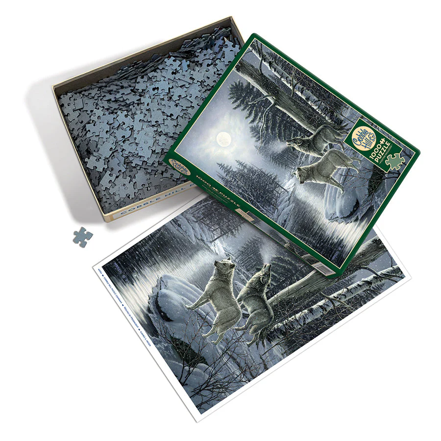 Wolves by Moonlight | 1000 Piece - Image 3