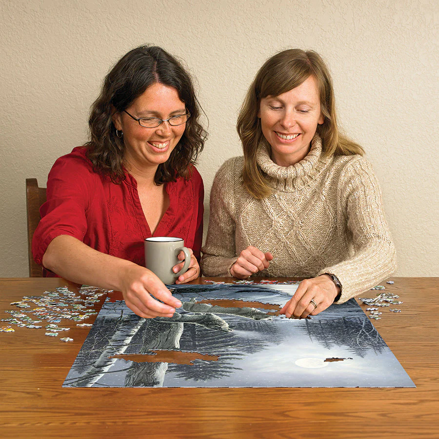 Wolves by Moonlight | 1000 Piece - Image 5