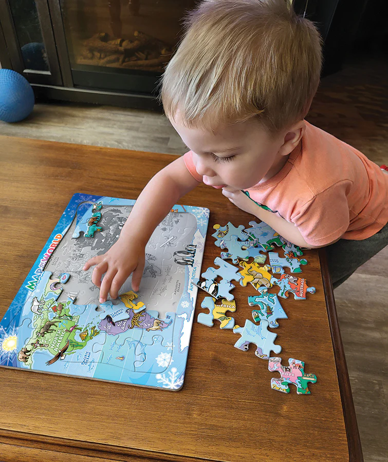World Map (tray) | 35 Piece Tray - Image 2
